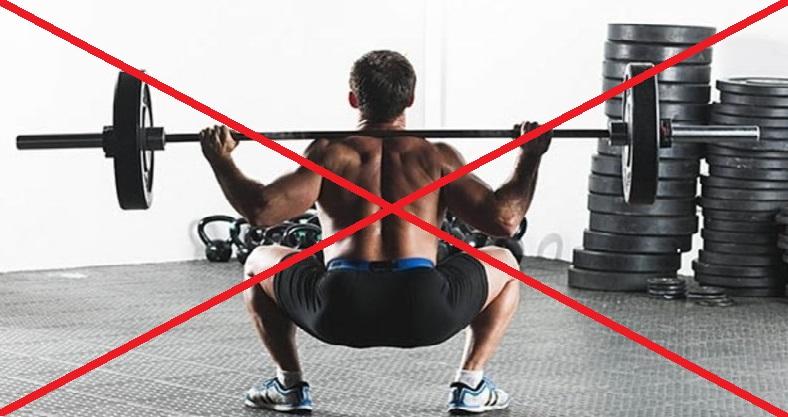 силовые тренировки и питание - запрещены упражнения