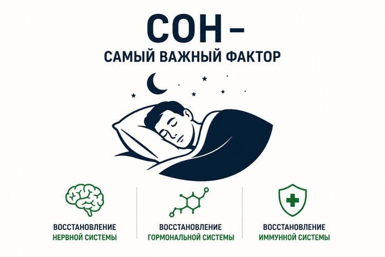 сон главный фактор восстановления