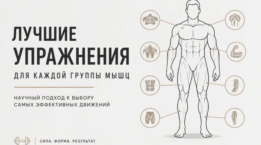 Лучшие упражнения для каждой части тела и группы мышц
